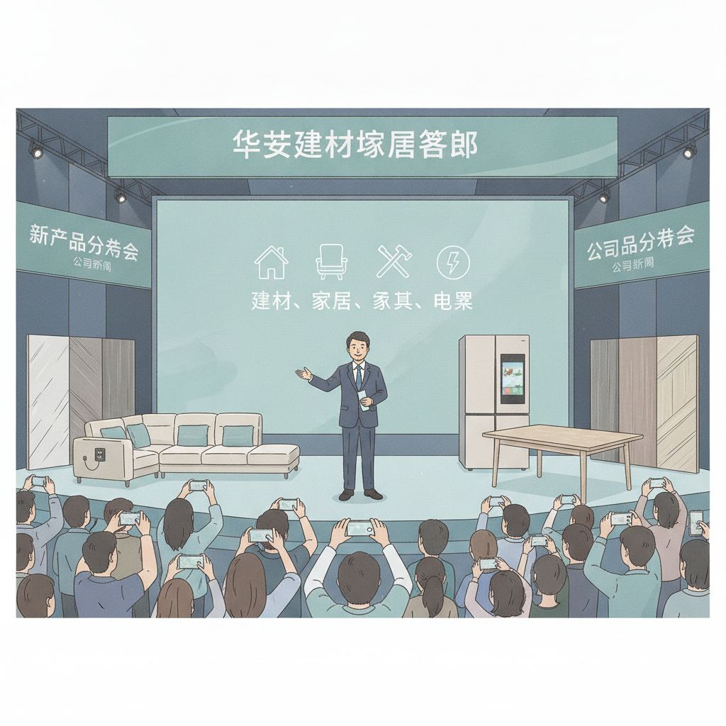 新产品发布会现场